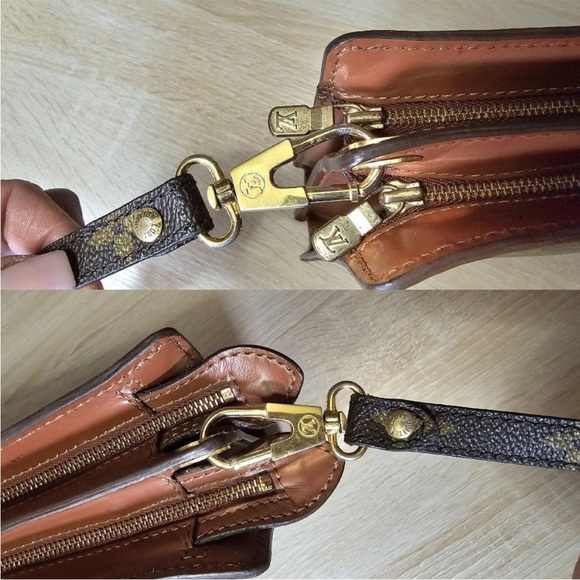 LOUIS VUITTON BUNDLE😍 VINTAGE ENGHIEN MONOGRAM CROSSBODY BAG & COIN PURSE - Picture 8 of 16